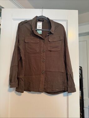 Velvet Heart Utility Shirt Jacket